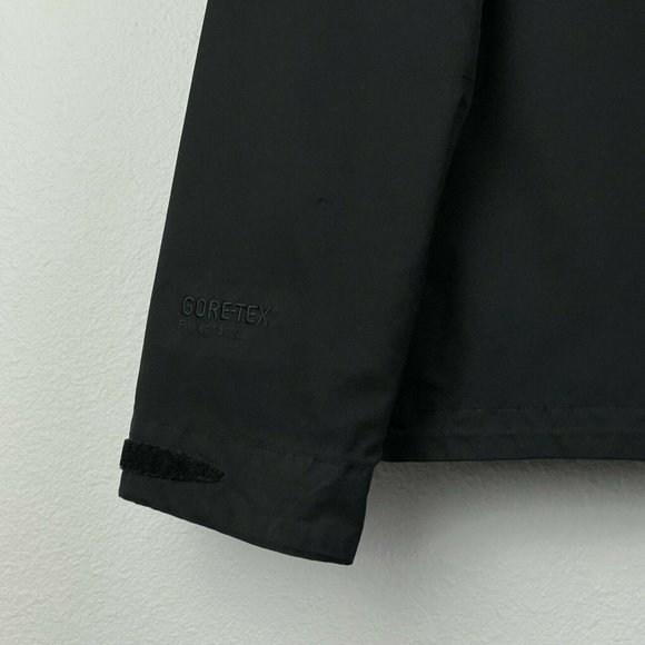 The North Face Hoodie Jacket Men's Sz S Zip Long Sleeve Waterproof Black - Picture 8 of 12